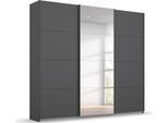 Schwebetürenschrank RAUCH "Kleiderschrank Schrank Garderobe Ankleide TOPSELLER OTELI", grau (graumetallic), B:203cm H:210cm T:62cm, Holzwerkstoff, Schränke, Schwebetürenschrank, Breiten 203/271/315/360 cm Höhen 210/229 cm MADE IN GERMANY