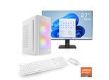 CSL PC-Komplettsystem "Spectrum V25288", Energieeffizienz: E, weiß, Microsoft Windows 11 Home (64 Bit), 32 GB RAM 1.000 GB SSD, Computer_Komplettsysteme, PC-Komplettsystem