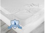 Bettlaken FLORELLA "WATERPROOF Jersey, 100% Baumwolle", weiß, B:100cm L:200cm, Jersey, Obermaterial: 100% Baumwolle CO., Bettlaken, Bettlaken