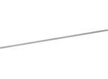 U-Profilleisten für Außen- und Innen-Rückwände des Steckregalsystems R 3000, einfache Ausführung, Breite1282 mm, Stahl verzinkt