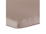 Bettlaken FLORELLA "DELUXE Zwirn Jersey, 100% Baumwolle", braun (taupe), B:180cm L:200cm, Feinjersey, Obermaterial: 100% Baumwolle CO., Bettlaken, Bettlaken
