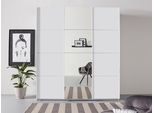 Schwebetürenschrank RAUCH "Kleiderschrank Schrank Garderobe Ankleide TOPSELLER OTELI", weiß (alpinweiß), B:203cm H:229cm T:62cm, Holzwerkstoff, Schränke, Schwebetürenschrank, Breiten 203/271/315/360 cm Höhen 210/229 cm MADE IN GERMANY