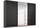 Schwebetürenschrank RAUCH "Kleiderschrank Schrank Garderobe Ankleide TOPSELLER OTELI", grau (graumetallic, hochglanz effektgrau), B:271cm H:229cm T:62cm, Holzwerkstoff, Schränke, Schwebetürenschrank, Breiten 203/271/315/360 cm Höhen 210/229 cm MADE IN GERMANY