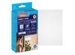 tesa® Klett-Fliegengitter INSECT STOP Premium, zum Befestigen an Fensterrahmen, L 1200 x B 2400 mm, weiß-transparent