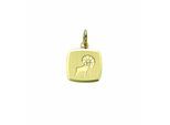 Sternzeichenanhänger ADELIA´S "Sternzeichen Anhänger Widder 333 Gold ( 8K )", gold, Schmuckanhänger, Damen, Widder, Gold, Goldanhänger Widder