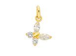 Kettenanhänger ADELIA´S "Anhänger Schmetterling 333 Gold ( 8K ) mit Zirkonia", gold, Schmuckanhänger, Mädchen, mit Zirkonia, Gold, Kettenanhänger, Goldanhänger Schmetterling
