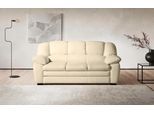 2,5-Sitzer COTTA "Casino", beige (cremefarben), B:191cm H:88cm T:92cm, Luxus-Microfaser (100% Polyester);NaturLEDER, echtes Rindsleder, Sofas, Polstergarnitur, auch als Set erhältlich