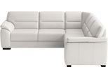 Ecksofa SIT & MORE "Montego", weiß (reinweiß), B:255cm H:88cm T:225cm, Sofas, Ecksofa, wahlweise mit Bettfunktion und Schubkasten