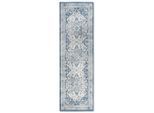 Villeroy & Boch Läufer Kollektion 1869, Blau, Creme, Textil, orientalisch, rechteckig, 80x240 cm, Oeko-Tex® Standard 100, in verschiedenen Größen erhältlich, pflegeleicht, strapazierfähig, Teppiche & Böden, Teppiche, Teppichläufer