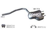 ERNST Endschalldämpfer 061179 für Opel