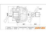 DRIVE+ Gelenksatz, Antriebswelle dp2110101645 für Opel SAAB GM CHEVROLET