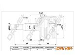 DRIVE+ Gelenksatz, Antriebswelle dp2110103111 für MITSUBISHI