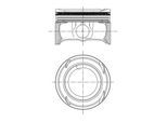 MAHLE Kolben 001pi00200000 für Mercedes