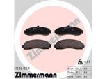 ZIMMERMANN Bremsbelagsatz, Scheibenbremse 216261551 Vorderachse für NISSAN
