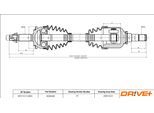 DRIVE+ Antriebswelle dp2110100900 für TOYOTA