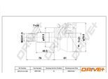 DRIVE+ Gelenksatz, Antriebswelle dp2110101322 für MINI