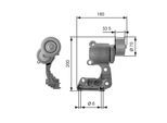 GATES Riemenspanner, Keilrippenriemen Spannrolle, DriveAlign® t38410 für LEXUS