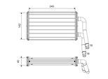 VALEO Wärmetauscher, Innenraumheizung 811599 für Ford