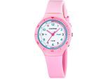 Quarzuhr CALYPSO WATCHES "My First Watch", pink (rosa, weiß, rosa, hellblau), Armbanduhren, Kinder, Quarzuhr, Armbanduhr, Silikonarmband, analog