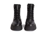 Stiefel G-STAR "Kate II Lace Mid Stiefel", Damen, Gr. 42, schwarz, 97% Kuhleder, 3% Polyurethan, Schuhe Stiefel