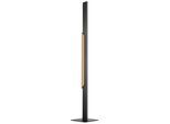 LUMICOUTURE LED Stehlampe "Arcus", schwarz (schwarz, holz), 1, H: 122cm, 1 Stk., Leuchten, Höhe 122 cm, 3400 Lumen, 2700 Kelvin, Metall/Holz, schwarz/braun, LED Stehlampe