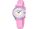 Quarzuhr CALYPSO WATCHES "Junior Collection", rosa, Armbanduhren, Kinder, Quarzuhr, Armbanduhr, Silikonarmband, analog