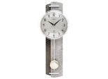 Funk-Pendelwanduhr AMS, bunt, Wanduhren, B/H/L: 23cm x 7cm x 59cm, Quarzuhr, Holz, Wohnzimmer, Esszimmer, Küche, Arbeitszimmer, Büro,Flur