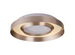 LUMICOUTURE LED Deckenleuchte "Onix", rose goldfarben, 1, Ø 39,9cm H: 7,5cm, 1 Stk., Leuchten, H. 7,5 cm, 2700 K, Acryl Aluminium, roségold, LED Deckenleuchte