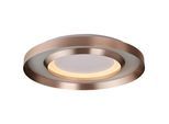 LUMICOUTURE LED Deckenleuchte "Onix", rose goldfarben, 1, Ø 59,5cm H: 7,5cm, 1 Stk., Leuchten, H. 7,5 cm, 2700 K, Acryl Aluminium, roségold, LED Deckenleuchte