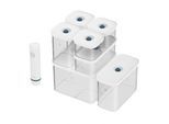 Vakuumbehälter ZWILLING "FRESH & SAVE CUBE La Mer, Aufbewahrungssystem", transparent, la, mer, Kunststoff, Lebensmittelaufbewahrungsbehälter, Luftdichte & Vakuumierbare Aufbewahrung, Spülmaschinengeeignet