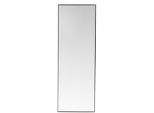 Möbelix , Schwarz , Metall, Glas , rechteckig , 67x193x5 cm ,