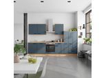 Küchenblock Easytouch Low m. Geräten Dunkelblau