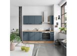 Küchenblock Easytouch Low m. Geräten Dunkelblau