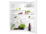 AEG Einbaukühlschrank "TSK50882DS", Energieeffizienz: D, silber (weiß), Rechtsanschlag, wechselbar, Kühlschränke, 88cm kompakt: cleverer Stauraum mit flexiblen Glasablagen für Getränke, Einbaukühlschrank