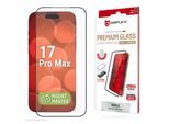 DISPLEX Displayschutzglas "Premium Glass Screen Protector mit EASY-ON MountMaster", schwarz, transparent, B:9,3cm H:1,3cm T:20,5mm, Displayfolien, Displayschutzfolie, Schutzfolie, Bildschirmschutz, kratz- & stoßfest, Displayschutzglas