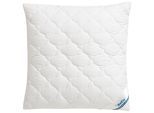 Kopfkissen BECO "EcoWell", beige (natur), B:80cm L:80cm, Obermaterial: 100% Baumwolle, Kopfkissen, Kopfkissen, Kissen in den Größen 40x80 cm und 80x80 cm erhältlich