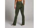 MP Damen Tempo Nahtlos Flared Leggings - Waldgrün - L