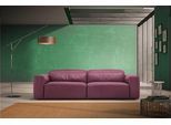 2,5-Sitzer EGOITALIANO "Beverly, Designsofa mit erstklassigem Sitzkomfort und tollen Details", lila (violett), B:242cm H:95cm T:109cm, Sofas, 2 5-Sitzer, Breite 242 cm, verstellbare Kopfteile