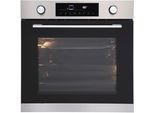 HANSEATIC Einbaubackofen "HBO7212A1", Energieeffizienz: A+, grau (schwarz), B:59,5cm H:59,6cm T:56,6cm, Backöfen, inkl. 3 Jahre Herstellergarantie, Einbaubackofen