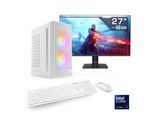 CSL Gaming-PC-Komplettsystem "Spectrum V25259", Energieeffizienz: E, weiß, Microsoft Windows 11 Home (64 Bit), 32 GB RAM 1.000 GB SSD, Computer_Komplettsysteme, Gaming-PC-Komplettsystem