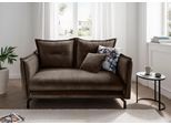 Ecksofa HOME AFFAIRE "Lazio modern und bequem, schmale Armlehnen, tolle Detailverarbeitung", braun (braun, türkis), B:168cm H:94cm T:110cm, Sofas, Ecksofa, Armlehnen verstellbar