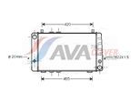 AVA QUALITY COOLING Kühler, Motorkühlung sa2002 für Skoda