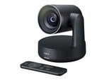 LOGITECH Webcam "Rally Plus", schwarz (ohne farbbezeichnung), B:46cm H:22,5cm T:73cm, Camcorder, Webcam