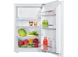 AMICA Einbaukühlschrank "EKSX 361 905", Energieeffizienz: D, silber (weiß), Rechtsanschlag, wechselbar, Kühlschränke, Übersichtlich, ruhig, praktisch – frische Vorräte im Griff, Einbaukühlschrank