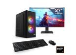 CSL PC-Komplettsystem "Spectrum V25290W", Energieeffizienz: E, schwarz, Microsoft Windows 11 Home (64 Bit), 32 GB RAM 1.000 GB SSD, Computer_Komplettsysteme, PC-Komplettsystem