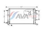 AVA QUALITY COOLING Kühler, Motorkühlung rt2414 für RENAULT