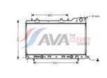 AVA QUALITY COOLING Kühler, Motorkühlung su2054 für Subaru