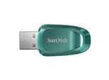 SANDISK USB-Stick "Cruzer Ultra Eco 512GB, USB 3.2, Gen. 1, 100MB/s, 5 Jahre Garantie", blau (türkis), 512GB GB, USB-Sticks, USB-Stick