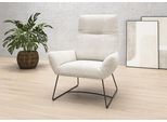Sessel HOME AFFAIRE "Basic Relaxsessel, Design und Komfort, bequem, Breite 82cm", weiß, B:82cm H:102cm T:81cm, 100% Polyester, Sessel, Sessel, Extra hohe Rückenlehne