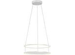 PAUL NEUHAUS LED Pendelleuchte "CONNI", weiß, 2, Ø 50cm H: 60cm, 1 Stk., Leuchten, Touchdimmer, separat schaltbar, Memoryfunktion, Deko-Ablagefläche, LED Pendelleuchte